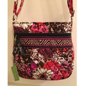NWT Vera Bradley Petite Double-Zip Hipster